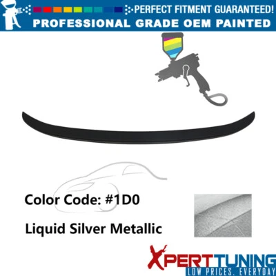 Fits 14-19 Corolla OE Factory Trunk Spoiler Painted #1D0 Liquid Silver Metallic Foto 1 de 4