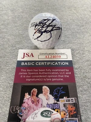 PGA AUGUSTA NATIONAL- RICKIE FOWLER AUTOGRAPH MASTERS LOGO GOLF BALL JSA AL24059 - Image 1 of 3