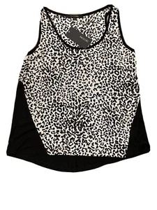 NWT! 19 Cooper For Stitch Fix “Sheldon Leopard Print Top” Size Small - Picture 1 of 3