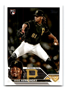 2023 Topps Update Baseball Card #US185 - Jose Hernandez Rookie RC (Pirates)