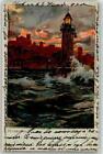 13277451 - Desenzano del Garda Kuenstlerkarte Leuchtturm AK Zieher Ottmar 1900