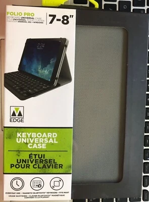 M-Edge Plus Pro Bluetooth Keyboard w/ Folio Magnetic Case For 7-8" Tabletd - Image 1 of 4