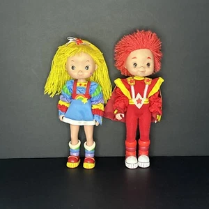 1983 Rainbow Brite Red Butler & Rainbow Brite vinyl dolls Hallmark - Picture 1 of 7