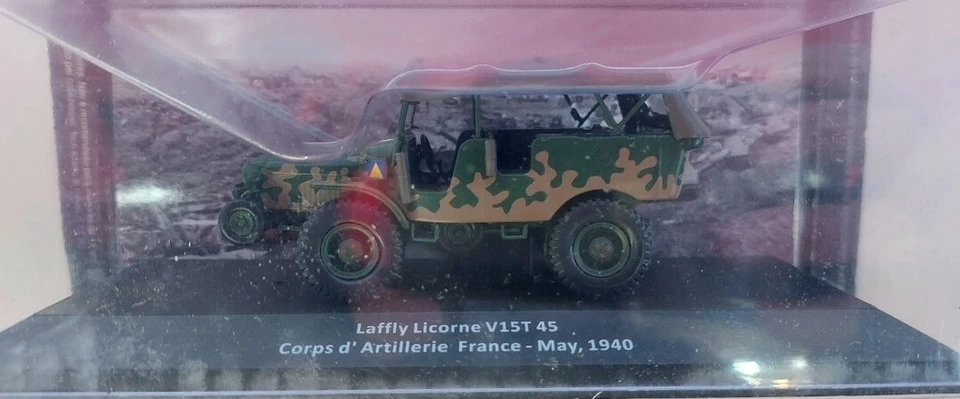 1/43.es.#16. Unicorno Laffly V15T 45.CORPO D'ARTIGLIERIA FRANCIA. 1940.AUTO M... - Immagine 1 di 1