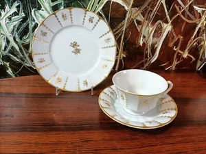FÜRSTENBERG Germany GRECQUE Lyra - edles 3 teiliges Kaffeegedeck - Bild 1 von 5