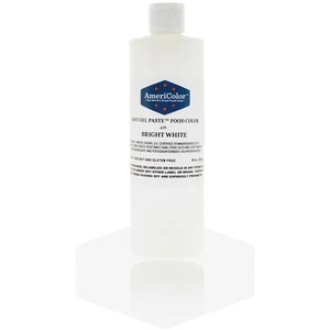 Food Coloring AmeriColor - Bright White Soft Gel Paste 20 Ounce - Picture 1 of 5
