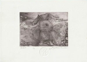 Original Limited Edition Exlibris von PAWELEC MAGDALENA / Polen - Bild 1 von 1