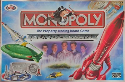 Monopoly Thunderbirds Movie Edition Family Board Game NEW CONTENTS SEALED -OB8 - Image 1 of 4