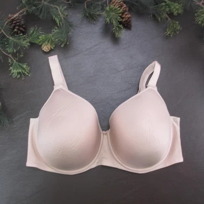 Chantelle Bra Womens 36 DDD Nude Beige Underwire T-Shirt Full Coverage Seamless - Image 1 of 4