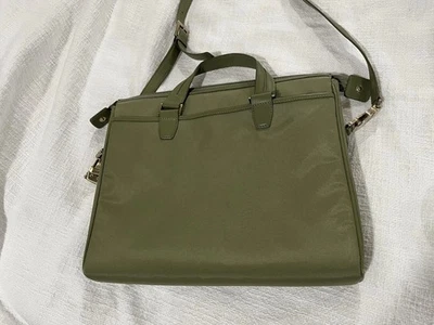 Bolsa satchel de viagem TUMI pequena pasta computador bolsa curta tiracolo  - Imagem 1 de 4