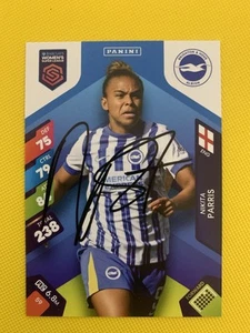 Nikita Parris Signed WSL Adrenalyn Card With COA - Brighton / England Lionesses - Picture 1 of 1