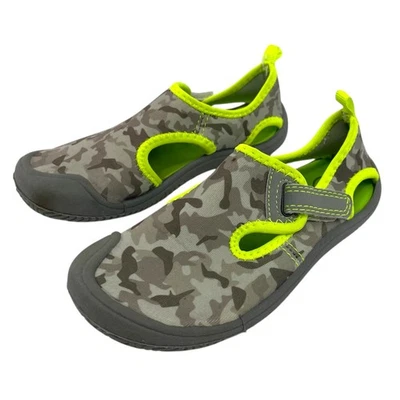 OP Ocean Pacific Niños Pequeños Zapatos Acuáticos Sandalia Deportiva Verde Gris Camuflaje Talla 8-10 Foto 1 de 4