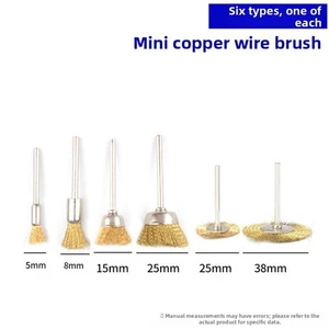 Six Piece For Durable Electric Wire Brush Set for Grinding and Cleaning - Picture 1 of 16