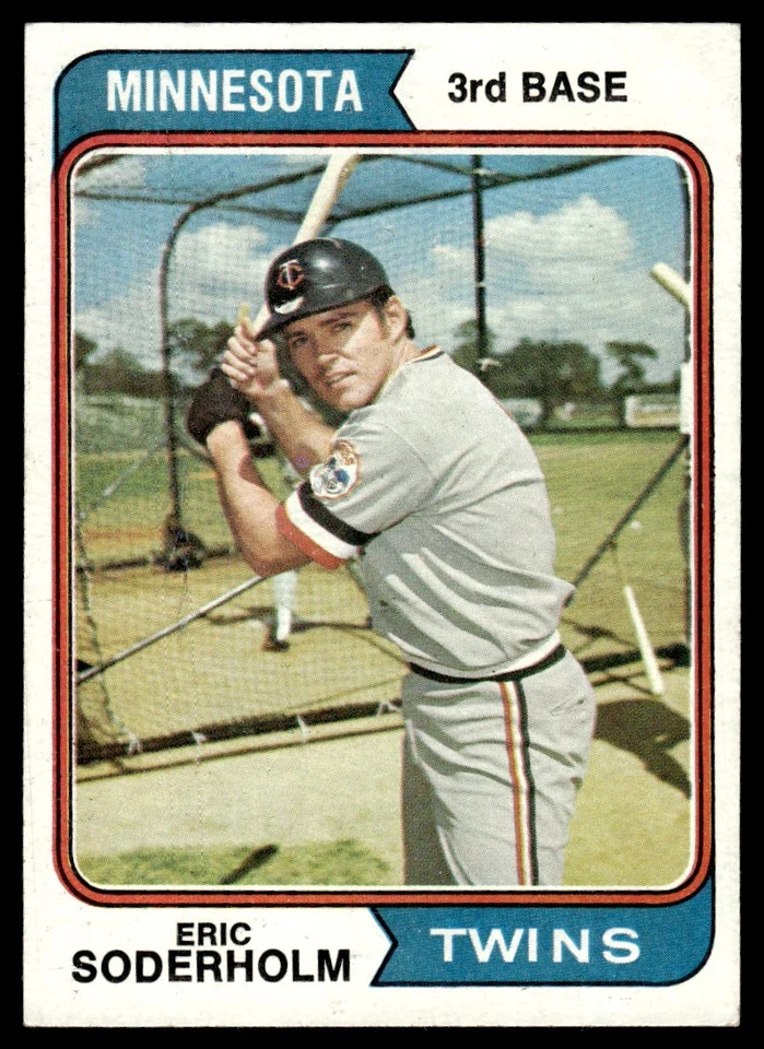 1974 Topps Eric Soderholm Minnesota Twins #503 - Image 1 of 2