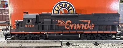 Lionel~Rio Grande SD40T-2 #5350~O Scale~W/TMCC & Odyssey Speed Control! - Image 1 of 4