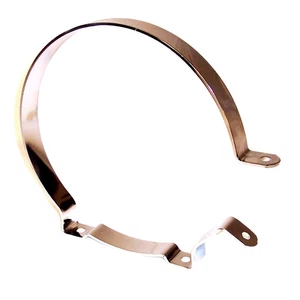 10 Chrome Fuel Tank Bracket, Sold Each Dunebuggy & VW - Foto 1 di 1