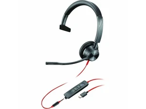 Poly Blackwire 3310 USB-C Headset TAA - Mono - USB Type C, Mini-phone (3.5mm) - - Picture 1 of 3