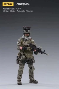 1/18 JOYTOY US Navy SEALs-Automatic Rifleman Limited ABS PVC Action Figure Model - Picture 1 of 3