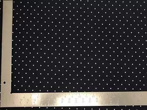 Techno Krepp Strick Pin Polka Dot Print Stoff - Bild 1 von 7