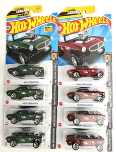Hot Wheels Volvo P1800 Gasser Red + Green #1 - 2023 HW Dream Garage-8pcs - Picture 1 of 1