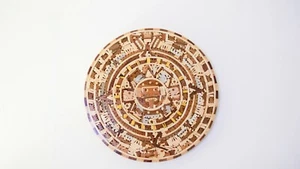 Azteken Kalender Holz Hängestück 24 cm breit - Bild 1 von 11