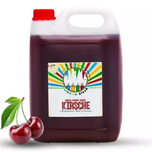 (5,19 EUR/l) Rainbow Slush sciroppo SENZA AZO | gusto ciliegia | concentrato - Foto 1 di 4