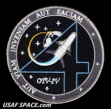 OTV 4 - X-37B ORBITAL TEST VEHICLE - VAFB 30SW USAF DOD SPACE PLANE Launch PATCH
