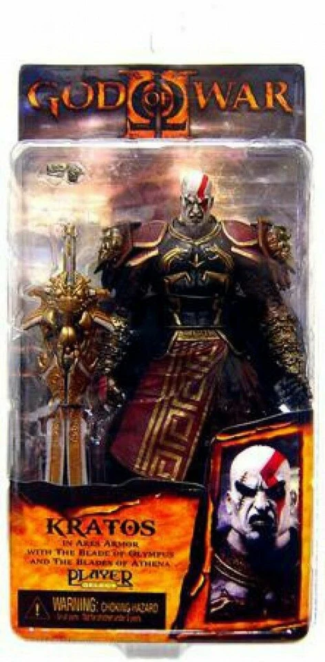 NECA 7" God of War Kratos - Series 1 Ares Armor PLAYER Action Figure - Image 1 of 1