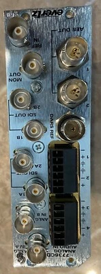 Evertz 7730ADC-A4 Component Analog Audio In To Serial Digital rear module ONLY - Image 1 of 4