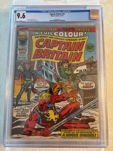 Captain Britain #10 CGC 9.6 WT Marvel UK 1976 1st cover Betsy Braddock - Picture 1 of 3