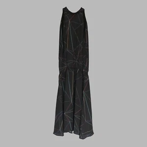 Reiss 1971 Black Eclipse Print Dress | UK 10 | New | RRP £170 - Picture 1 of 8