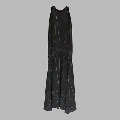 Reiss 1971 Black Eclipse Print Dress | UK 10 | New | RRP £170 - Image 1 of 4