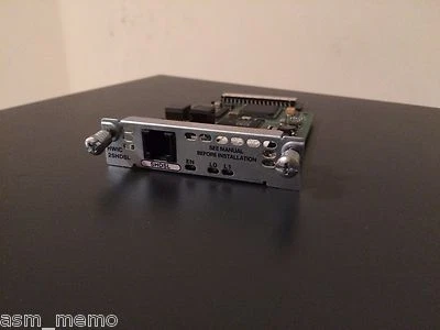 Cisco HWIC-2SHDSL 2-Pair Symmetric High-Bit-Rate DSL High-Speed WAN Card G.SHDSL - Image 1 of 4