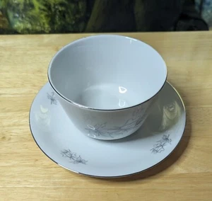 Winterling Bavaria Germany gray silver rose gravy bowl Excellent condition - Picture 1 of 4