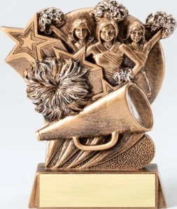 5,25 Zoll Cheerleading-Trophäe personalisiert kostenlos - Bild 1 von 2