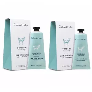 2 neue CRABTREE & EVELYN Ziegenmilch Handtherapie Creme 3,5 oz EA Feuchtigkeitscreme - Bild 1 von 4