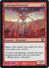 Lightning Elemental x4 FOIL 8th MtG LP