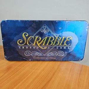 Scrabble Collector's Edition Crossword Game Hasbro MB 2000 Tin New Sealed - Picture 1 of 3