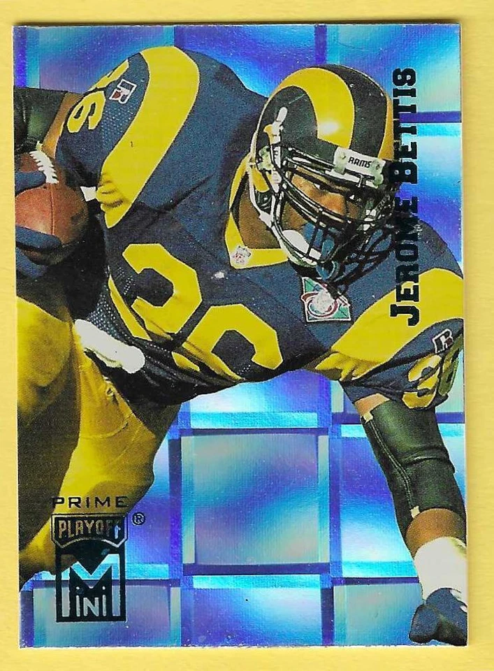 1995 Playoff Prime Mini Jerome Bettis Rams - Image 1 of 1