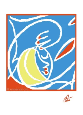 JACQUELINE DITT - Oder schläft sie..? c.R. ltd.sign.Druck Grafik ger. 13x18 cm - Bild 1 von 3