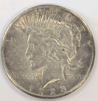 1923 S PEACE DOLLAR ~ VAM 1C ~ PITTED REVERSE ~ TOP 50 PEACE DOLLAR - Image 1 of 2