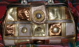 S & S ELEPHANT COLLECTION Vintage Leather Purse 1980's - Picture 1 of 9