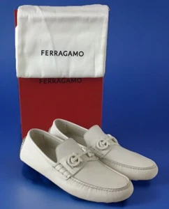 Mocassini Uomo FERRAGAMO Grazioso Taglia 8E (X178) - Foto 1 di 8