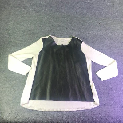 Свитер передний Bisou Bisou Michele Bohbot черный искусственная кожа размер XL - Изображение 1 из 4