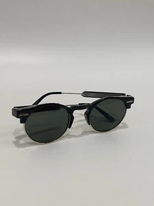 Occhiali da sole Spitfire England Chill Wave rotondi montatura nera - Foto 1 di 7