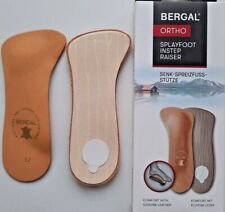 Bergal Senk-Spreizfuß-Stütze Einlage Leder Fußbett mit Pelotte Gr. 36 - 48