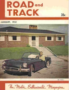 Road & Track 1951 January pebble beach road race zephyr Ferrari Cooper Vignale - Imagen 1 de 1