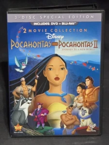 WALT DISNEY - POCAHONTAS & POCAHONTAS 2: JOURNEY TO A NEW WORLD - BLU-RAY & DVD - Picture 1 of 5