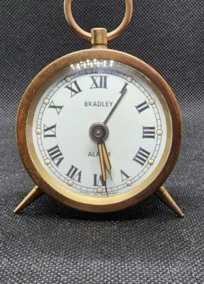 Vintage bradley Travel Alarm Clock- Winds And Is Working - Image 1 of 4