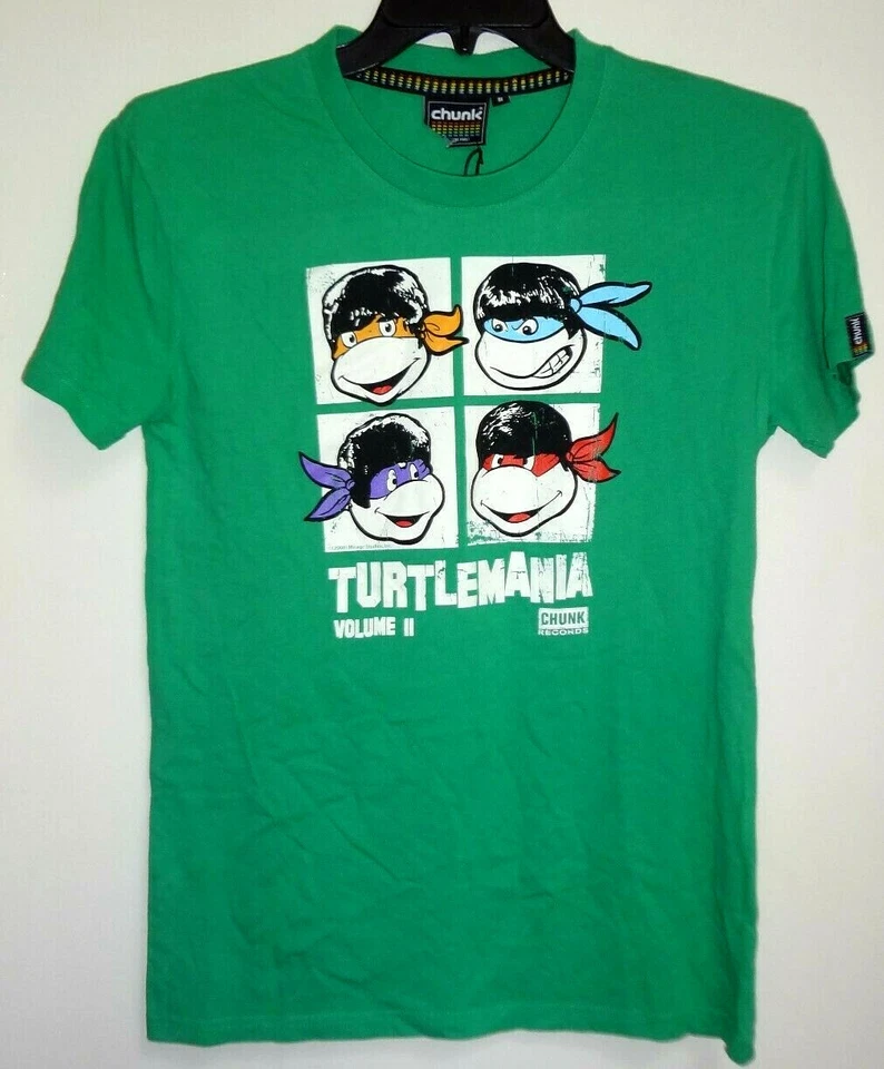 Camiseta CHUNK UK MASCULINA ADOLESCENTE MUTANTE TARTARUGAS NINJA TARTARUGA-MANIA PEQUENA TMNT - Imagem 1 de 1